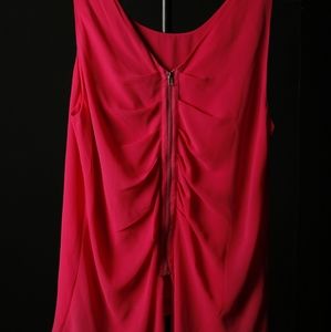 Naked zebra rose pink blouse